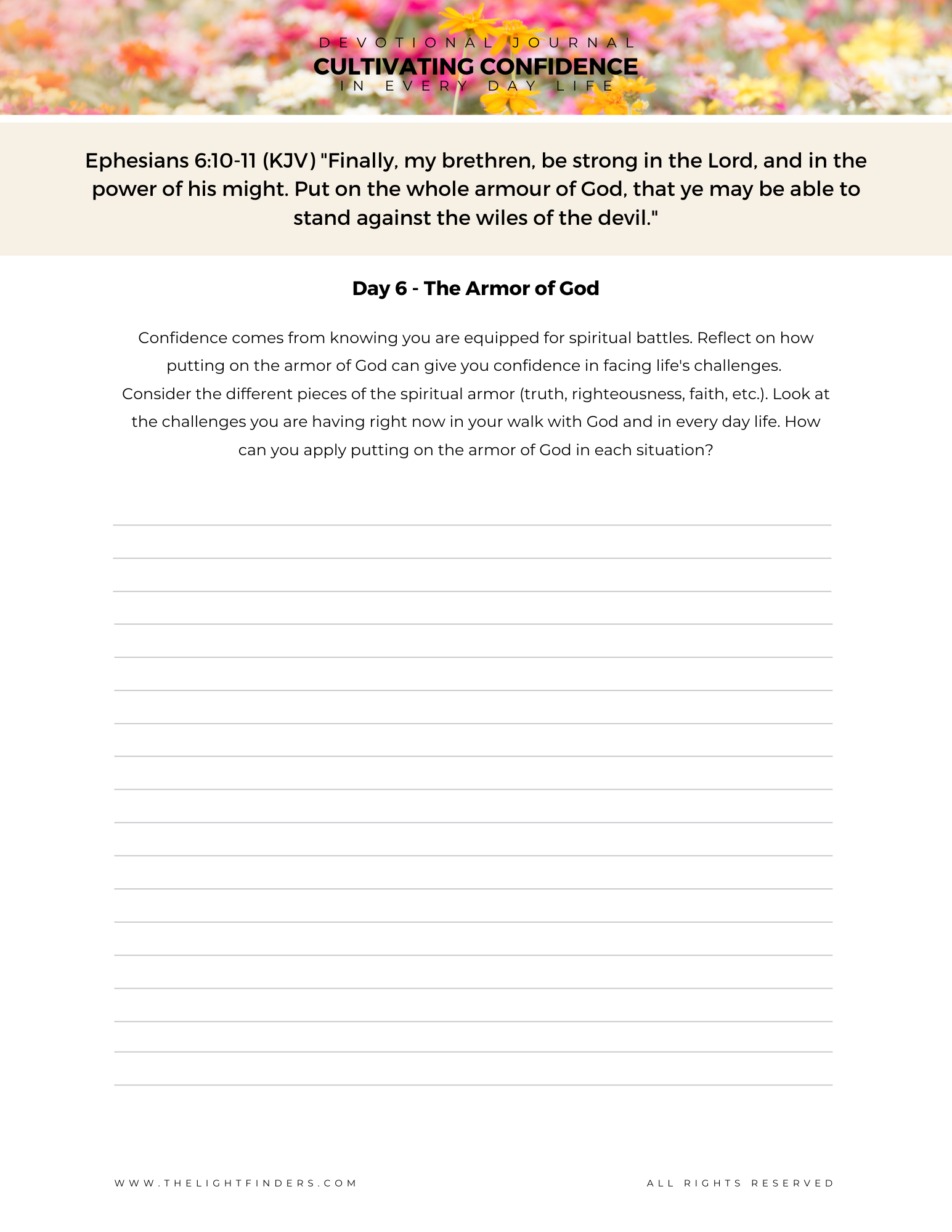 Cultivating Confidence Sample Page