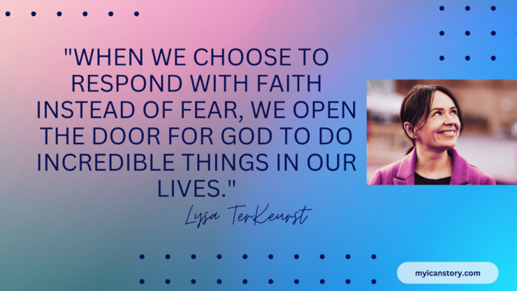 Choose God quote from Lysa Terkeurst
Owning Your Reactions