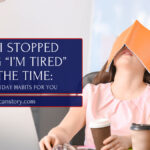 tired of being tired blog banner