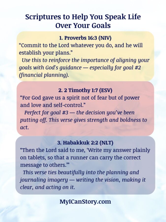 Bold Action Challenge: Time to Take Action on Your "Some-Day" Goals 4 Scripture to Help you Speak Life Over Your goals - Bold Action Challenge