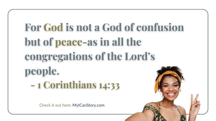 I’m Stumped! Is This God’s Voice or Just Me? 3 Is this God's Voice 1 Corinthians 14:33
