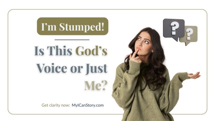I'm stumped. Is this God's Voice or Just Me? Blog