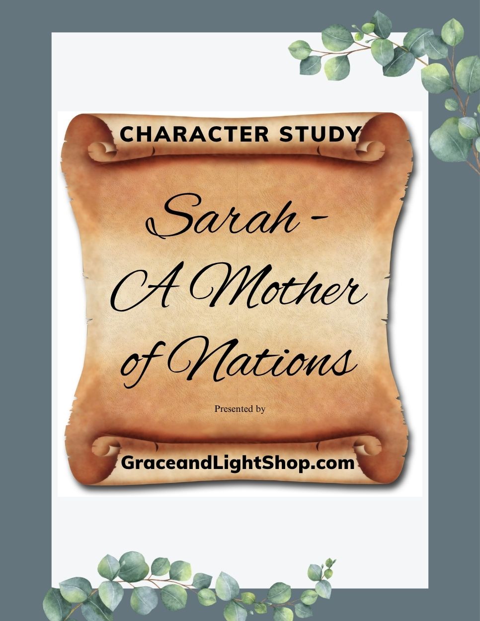 Sarah-A Mother of Nations Character Study Cover Photo