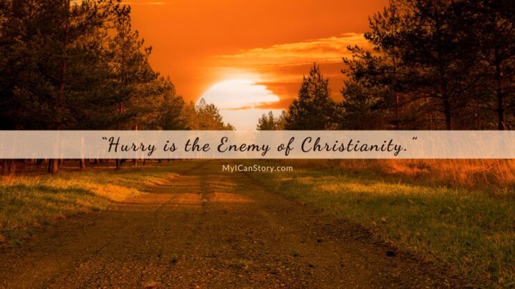 No More Jonah Moves. Time To Stop Running From Your Calling. 3 Hurry is the enemy of Christianity