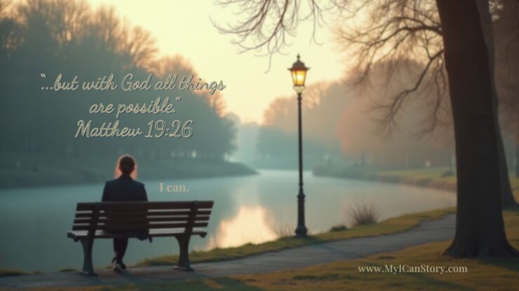 Tired of Fear? What If This Is the Year You Finally Say “I Can”? 4 Matthew 19-26 but with God all things are possible