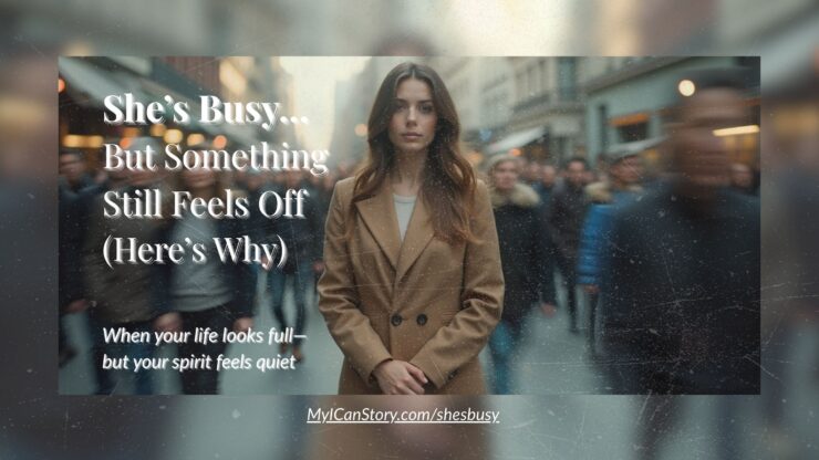 She's busy...living by the Spirit vs the flesh