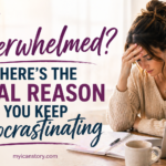 Overwhelmed? Here’s the Real Reason You Keep Procrastinating (And How to Finally Break Free) blog featured image