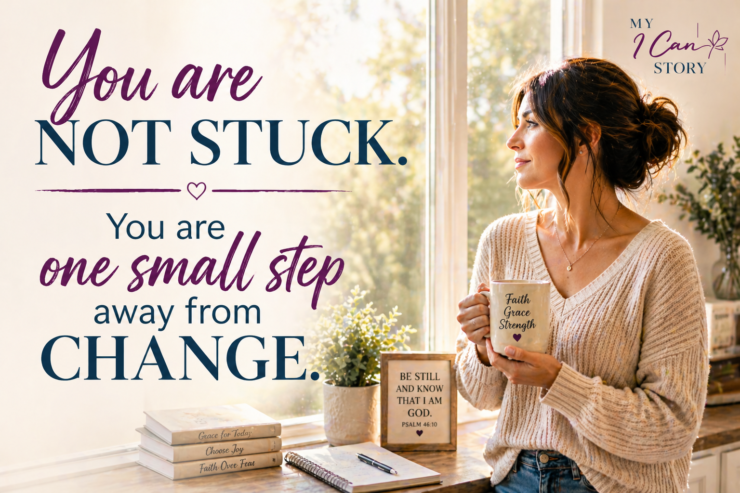you're not stuck blog image for Overwhelmed blog