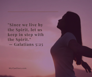 let us keep in step with the spirit My I Can Story front page